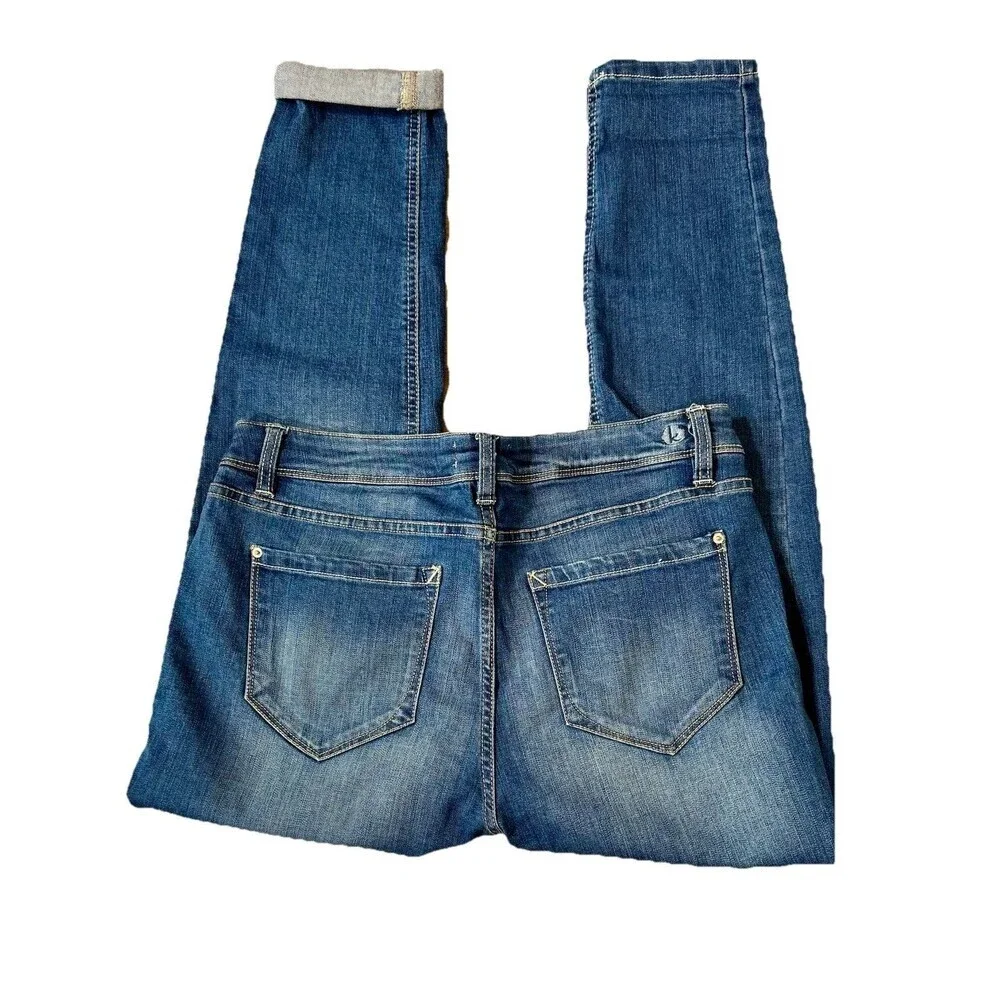 U2K Ankle Jeans Womens 10/30 Mid Rise  Stretch Denim Kensie Effortless